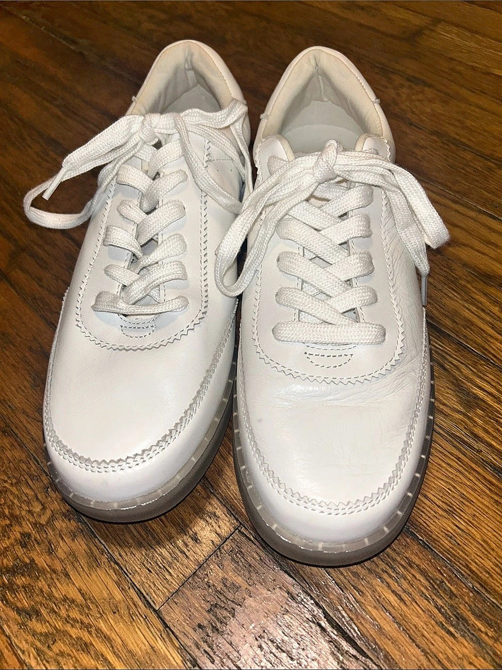 Splendid Leather upper Sneakers White US 10M